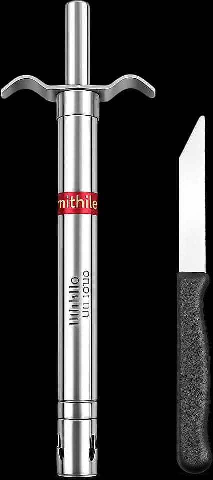 Mithila Gold Kitchen Lighter with Knife