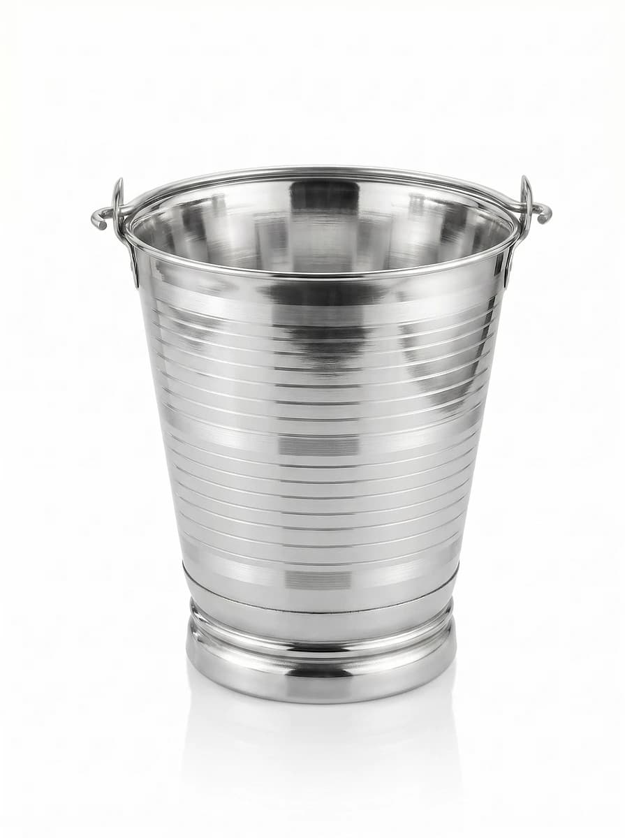 Mithila Stainless Steel Bucket Silver Touch 14